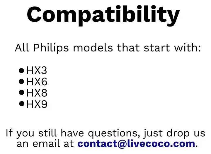 LiveCoco – Großhandel Zahnbürste – Bambus-Ersatzbürstenköpfe kompatibel mit Philips Sonicare4