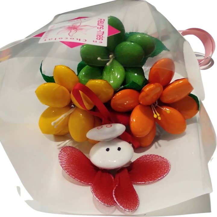 Fleurs-Thés en chocolat - Venta al por mayor Dulces con chocolate - Vaquita en caramelos de chocolate