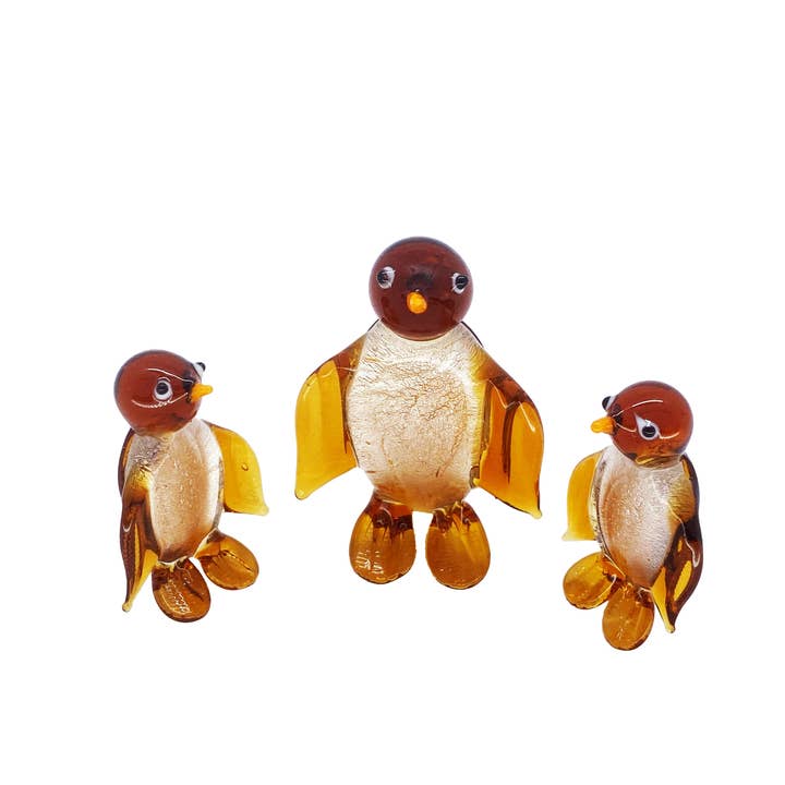 familia de los pingüinos (3 uds.) para venta al por mayor de FW-Glas