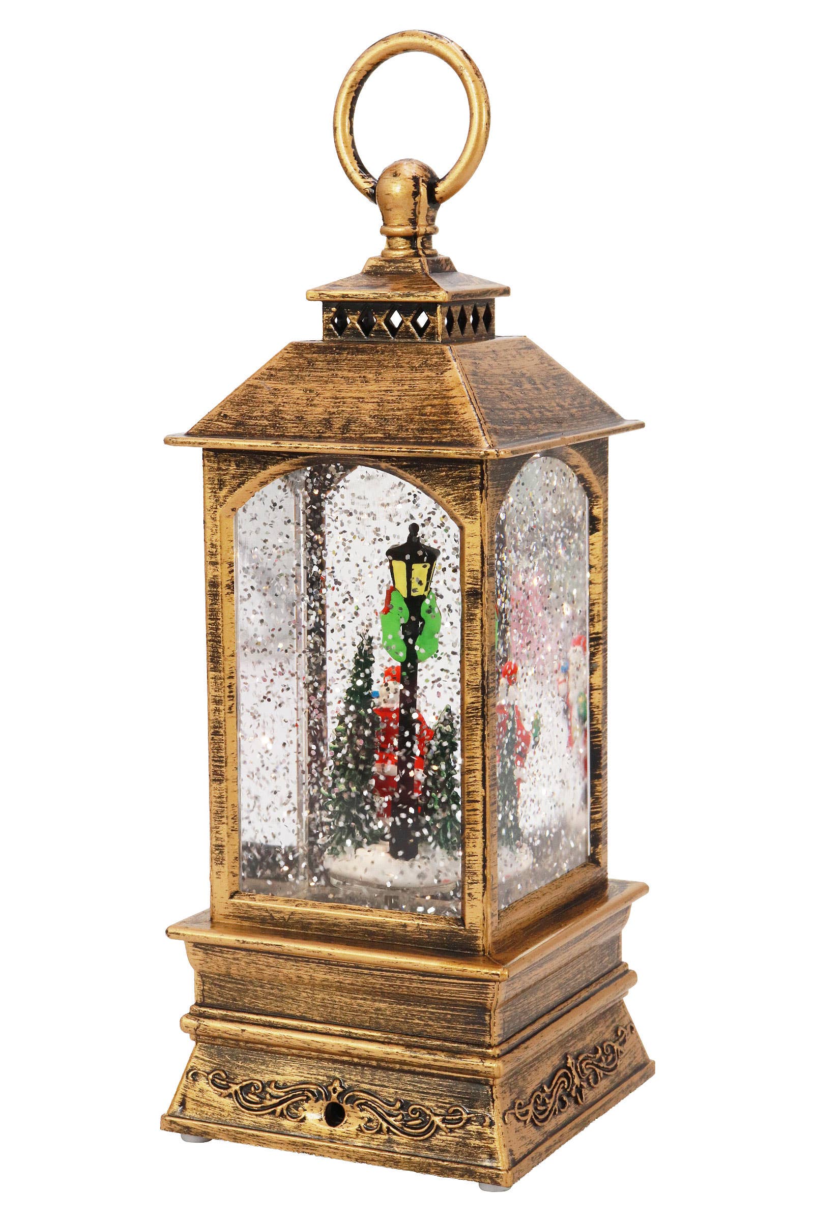 ASSORTI Vintage Kerstmis Glanzende Muziek Led Lantaarn - Steady voor groothandel op Faire6