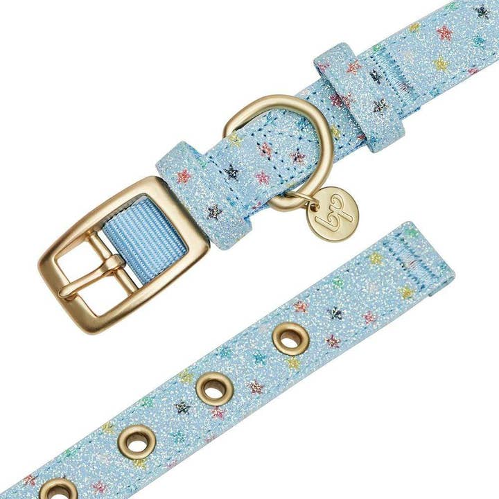 Blueberry Pet - Wholesale Pet collar – Dog - The Most Coveted Holo Glitter Dog Collar with Flower9
