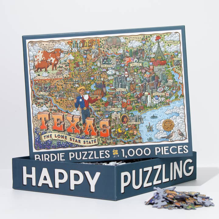 Birdie Puzzles - Wholesale Puzzel - Volwassene - Texas | Puzzel van 1000 stukjes4