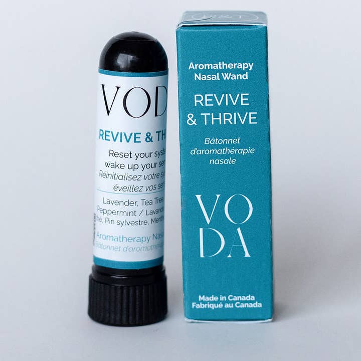 Revive & Thrive Aromatherapy Nasal Wand for wholesale by Voda Retreats