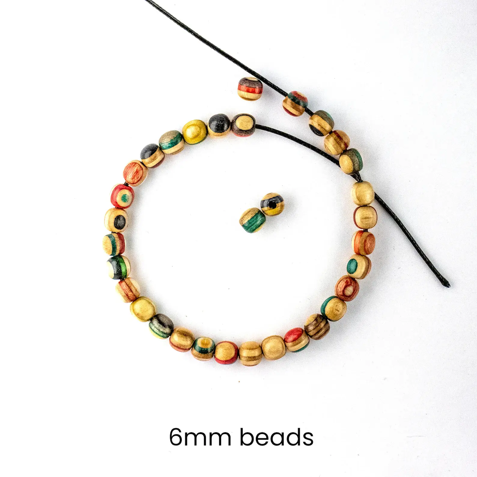 Skate4create - Wholesale Beads - Recycled Skateboard Beads – Eco-Friendly Wood Beads 10mm 8mm5