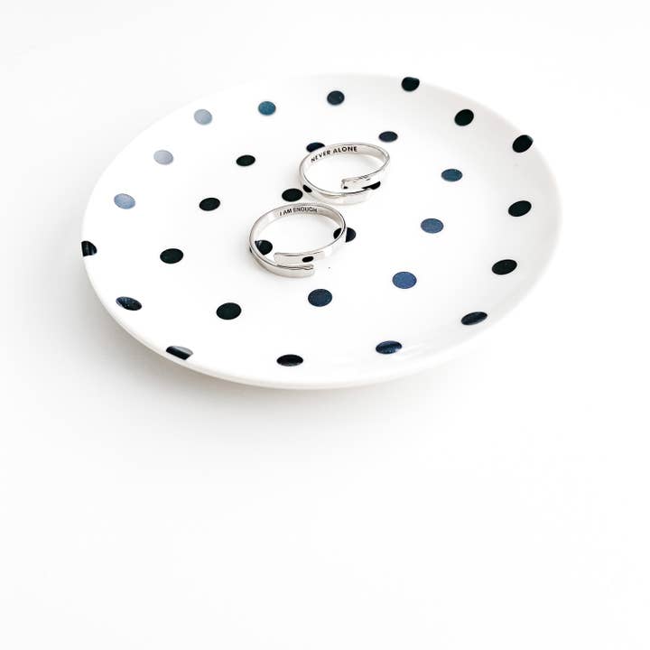 Glass House Goods - Wholesale Band/Stacked Ring - NEVER ALONE3