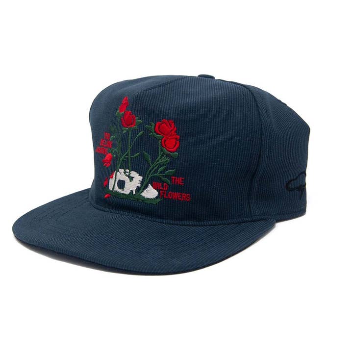 The Ampal Creative - Vente Casquette à visière plate – unisexe - Wild Roses - Strapback1