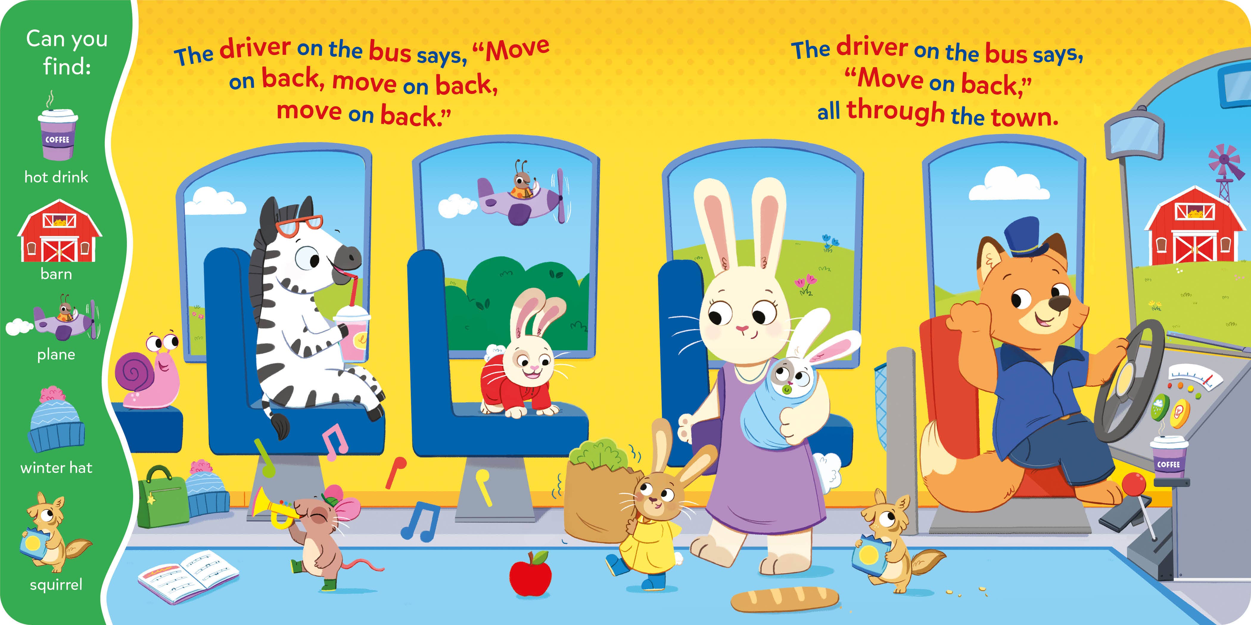 Kidsbooks Publishing - Wholesale Baby & Toddler Book (0-2) - Search & Find Wheels on the Bus: 6-Button Sound Book5