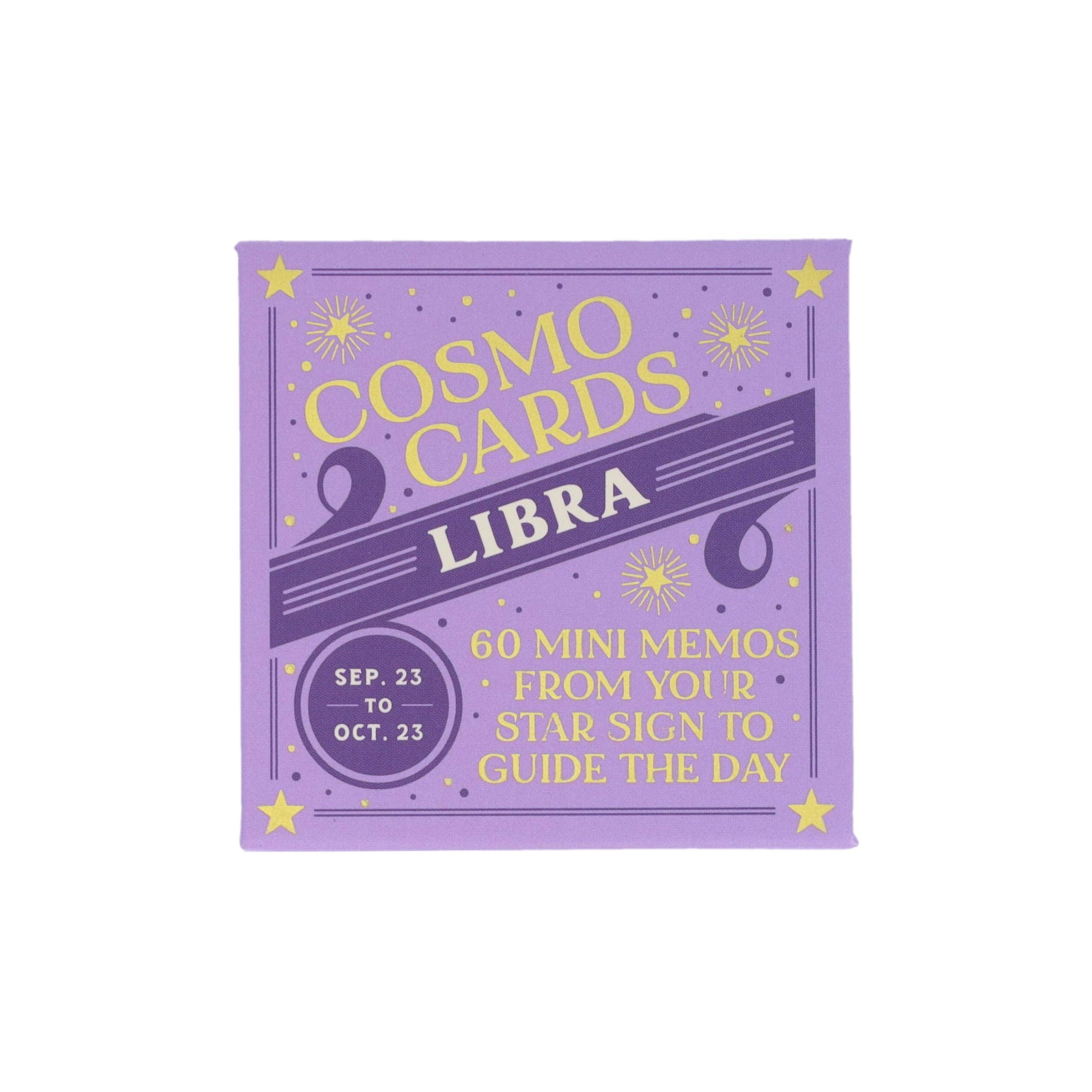 Abrams & Chronicle Books – wholesale Tarot cards – Cosmo Cards: Libra - 60 Mini Memos from Your Star Sign to Guide the Day (Flash Cards (Decks))1