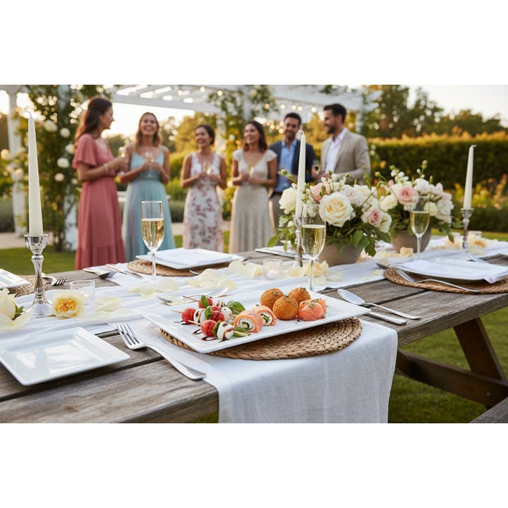 Kadra Kitchenware - Wholesale Dinner Plate - Vitrex Plus - Rectangle Plate, 12.5" X 7.5"2