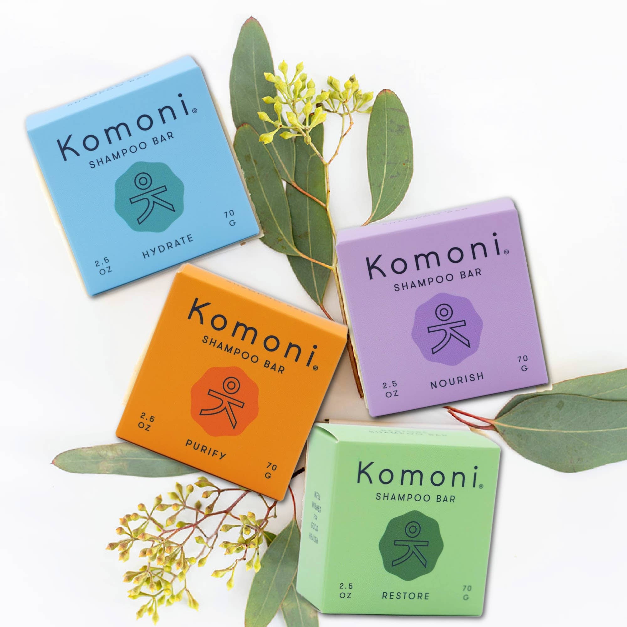 Komoni Natural Wellness + BodyCare - Wholesale Shampoo Puck/Solid Shampoo - ZERO WASTE - HYDRATE Moisturizing Shampoo Bar3