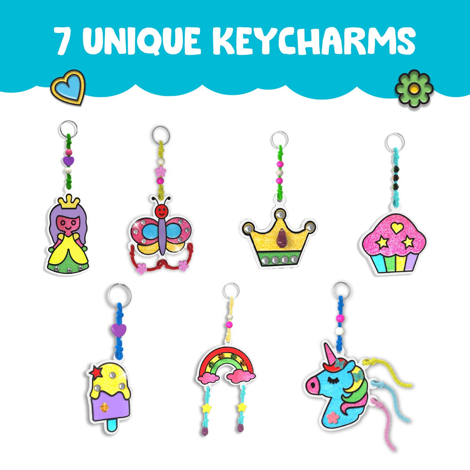 Smartivity INC - Wholesale DIY Craft Kit - Kids - Window Art Keycharms3