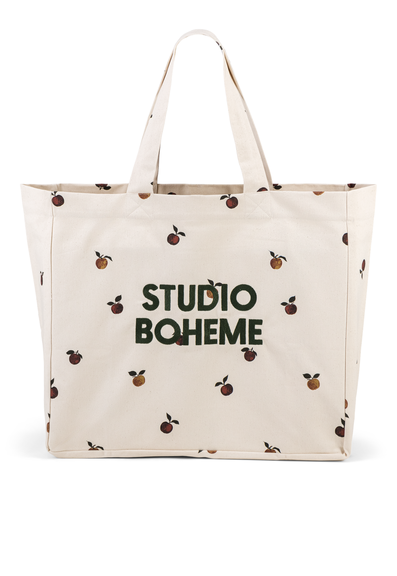 Studio Bohème Paris - Wholesale Tote Bag - Kids - Patrick Ecru Pommes tote3