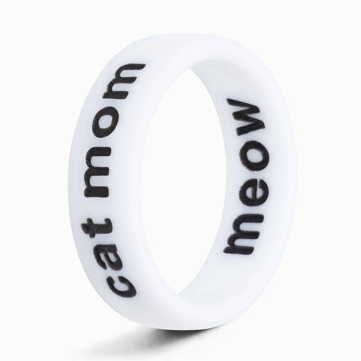 Anel reversível para mãe e miau para gatos por atacado de Flip Rings