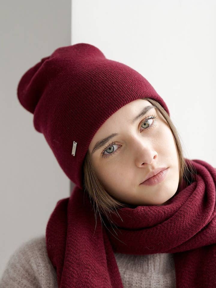 Frost Merino-Cashmere Unisex High Top Winter Beanie for wholesale by Frost Hats