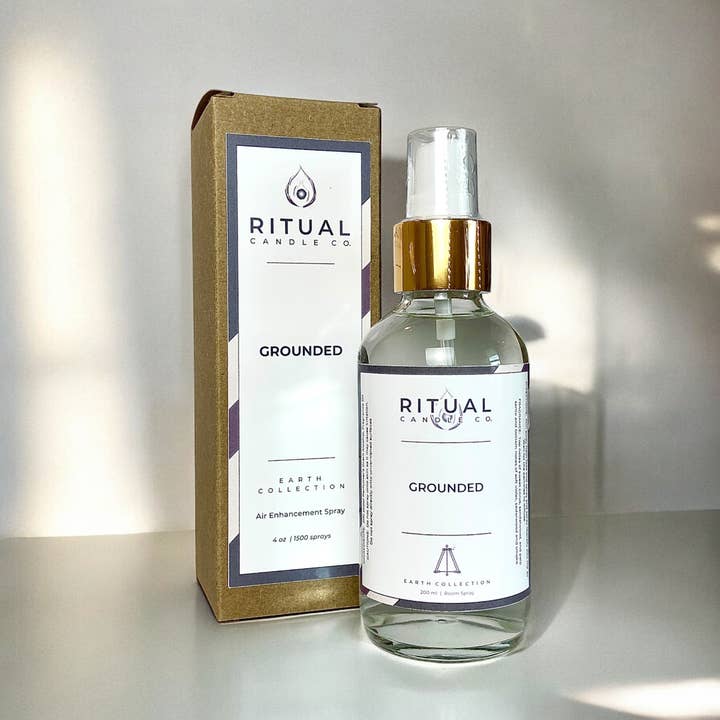 4 oz "Grounded" Air Enhancement Spray for wholesale by Ritual Candle Co.