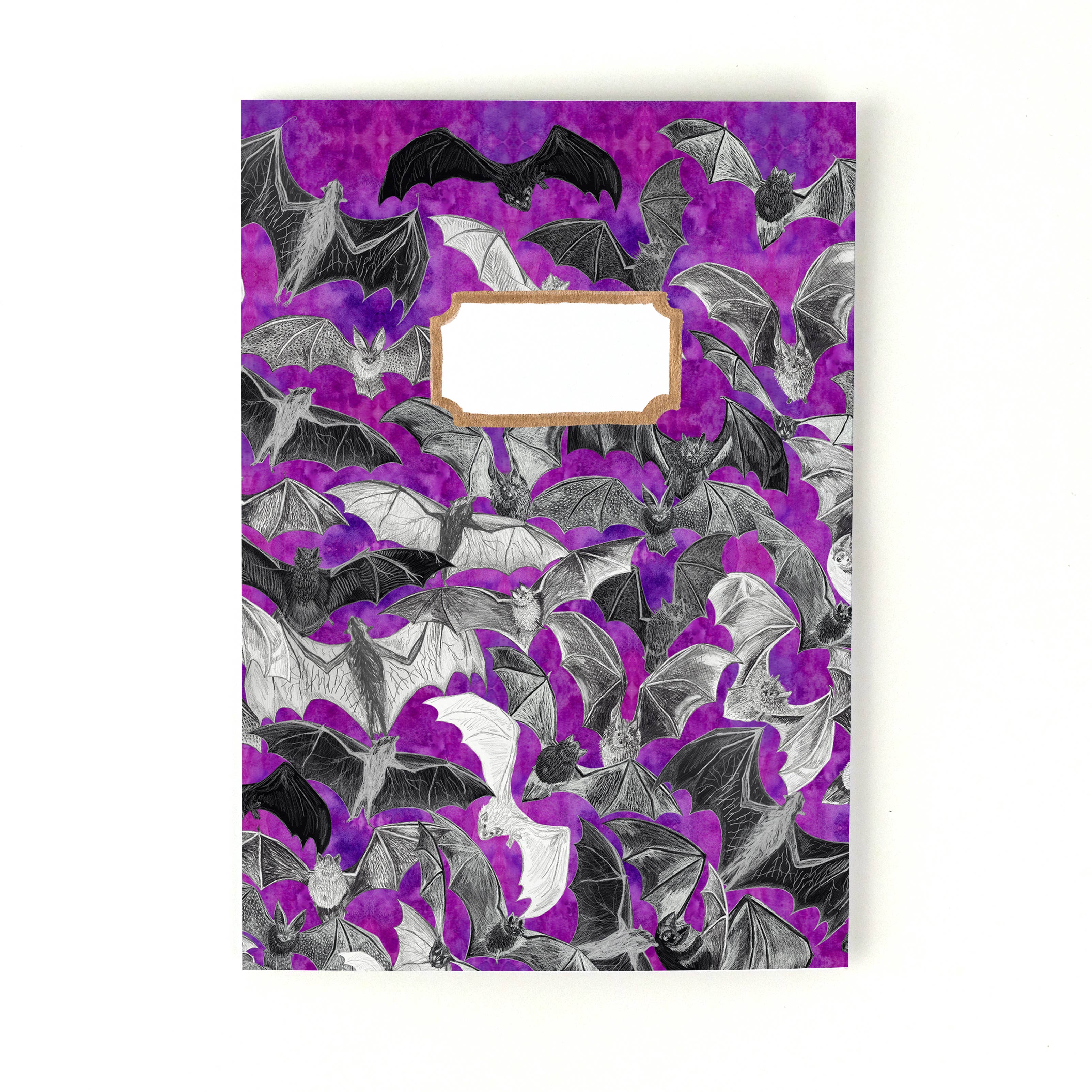 Bison Bindery – wholesale Journal/diary – Chiroptera Bat A5 Recycled Notebook - 76 Lined Pages2