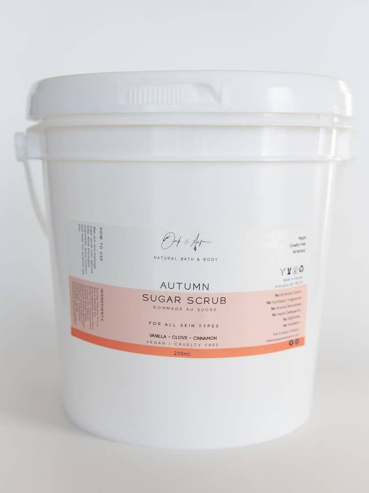 Exfoliant au sucre de 1 gallon : automne pour la vente par Oak & Aspen Soapery