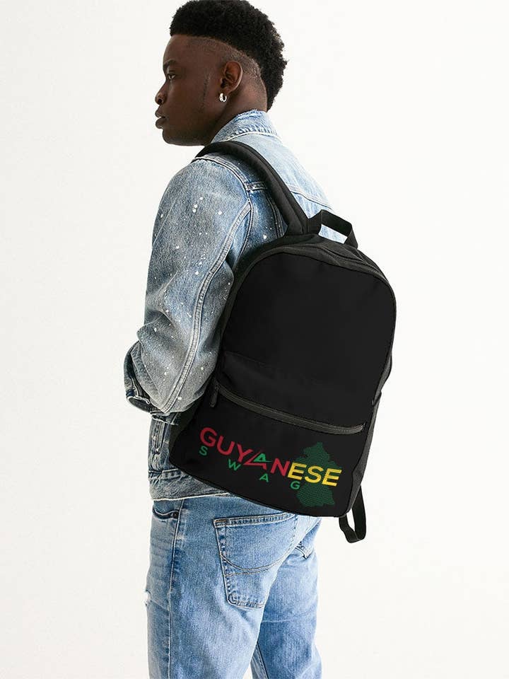 Guyanese Swag Guyana Map Kleiner Segeltuch-Rucksack für den Großhandel von Guyanese Swag