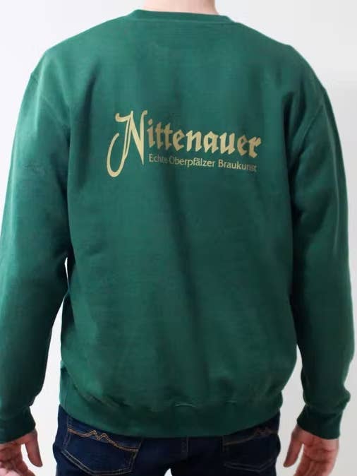 Sweatshirt - brushed inside - 100% cotton for wholesale by Brauhaus Nittenau