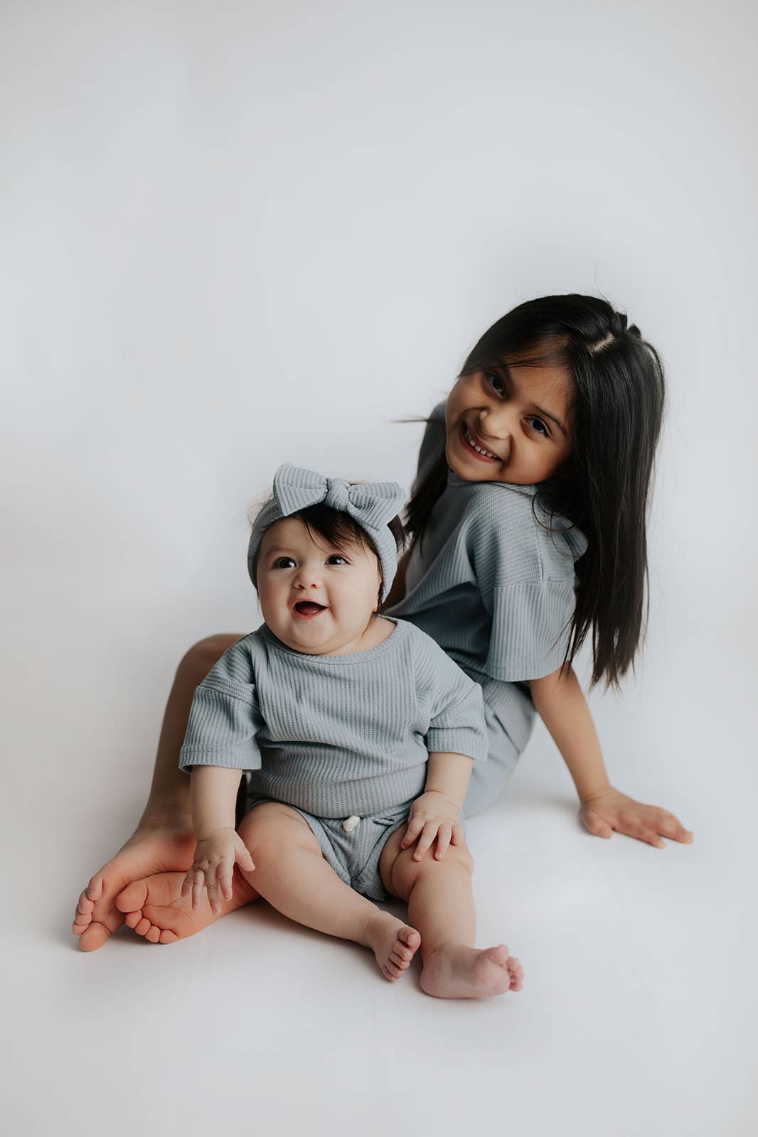 Three Little Tots – wholesale Top & short set – Kids – Santorini Summer Waffle Toddler Top & Bottom Set11