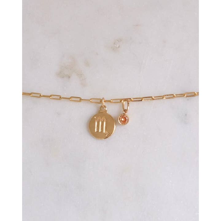 ERIJEWELRY – wholesale Anklet – Scorpio Zodiac Anklet