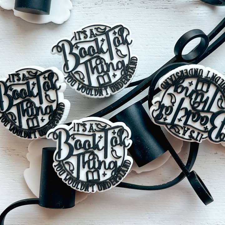 Hollow Grove Designs - Wholesale Drinking Straw - Booktok Straw Topper | Handmade Tumbler Accesories | Straw Topper for Stanley Tumbler1