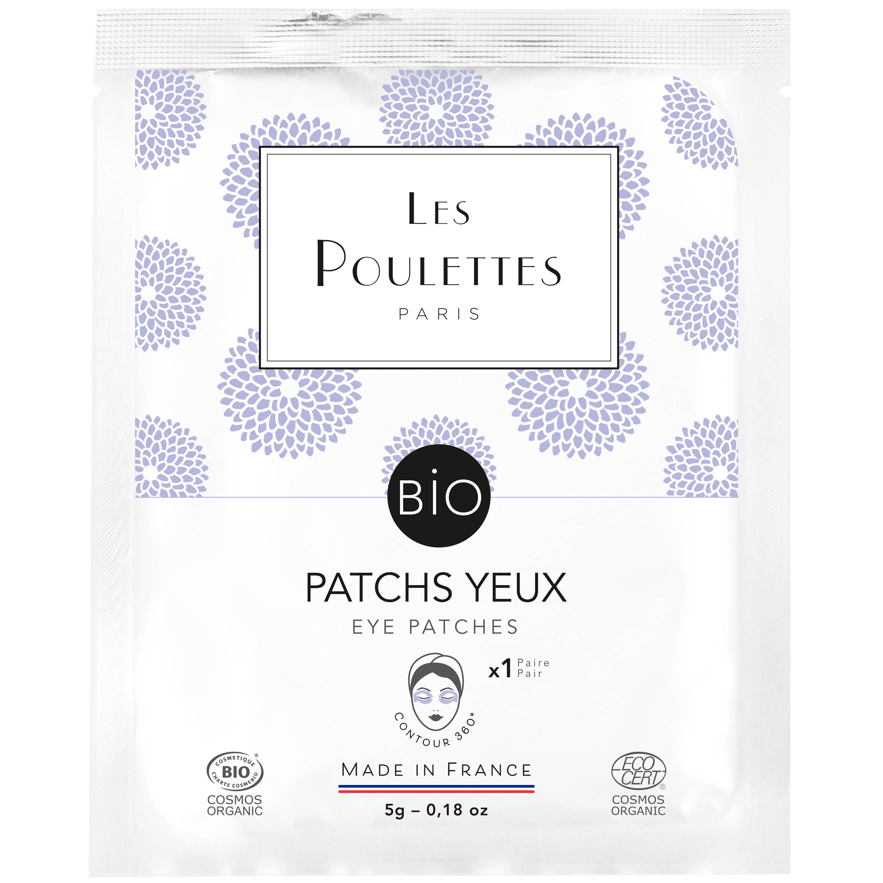 Les Poulettes Paris - Wholesale Eye Treatment Mask - Cosmos Organic Certified Organic Eye Patches (hydrogel)1