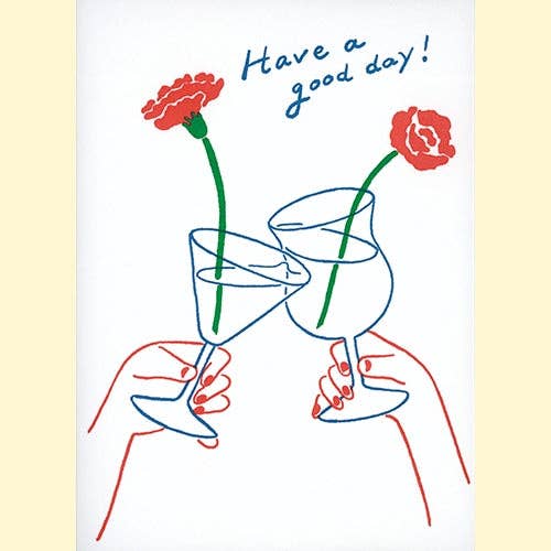 Konno Printing Greeting Card "Have a good day" L19S004 for wholesale by Greeting Life America