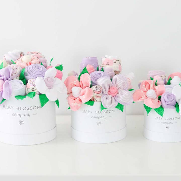 Baby Blossom Company - Wholesale New Mom Gift Box/Set - Baby Girl Gift Box Bouquet Collection - Ballerina