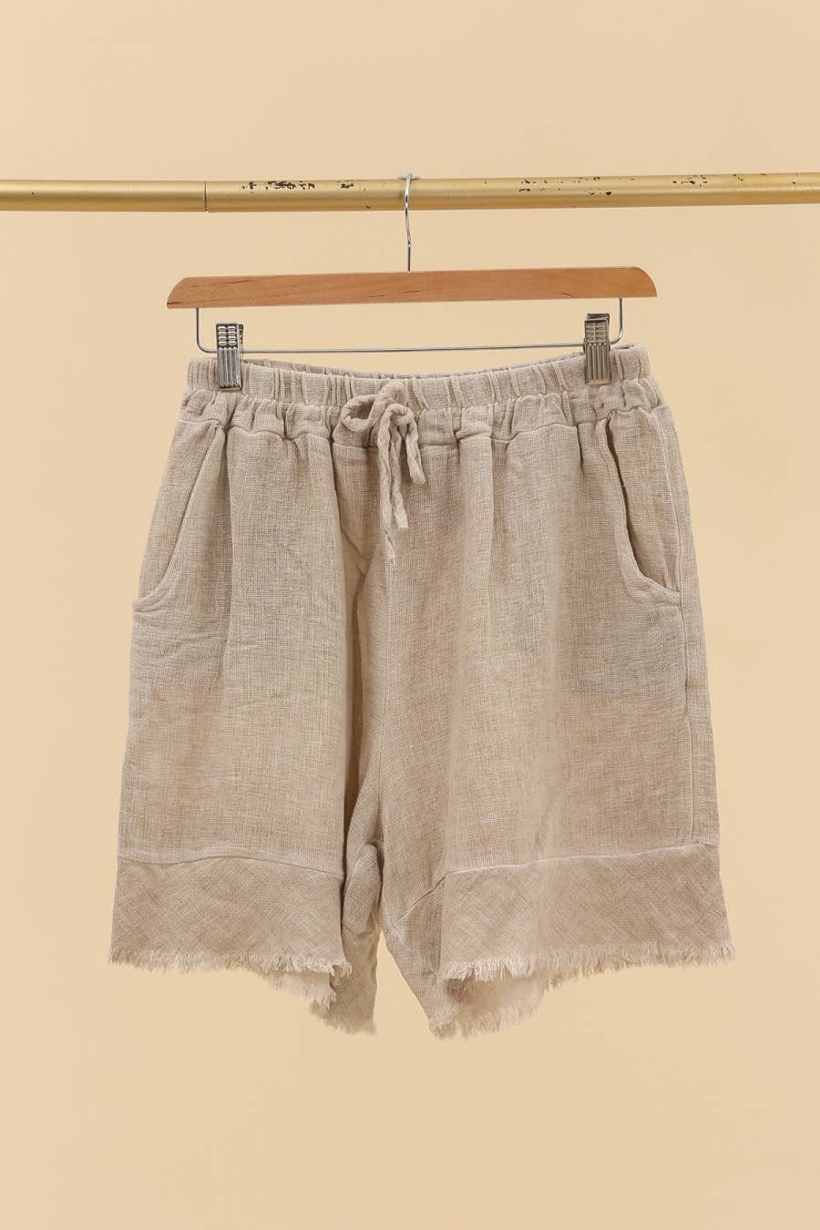 LÉA & LUC - Wholesale Shorts - Women's - Shorts in 50% cotton 50% linen REF. 100780
