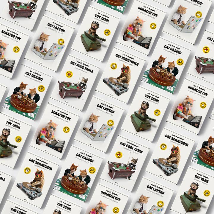SUCK UK Ltd - USA - Wholesale Pet Scratcher - Cat - Cat Scratch DJ Decks - unleash your cat’s inner DJ6