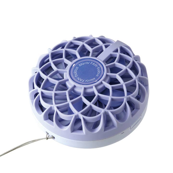 Time Concept - Wholesale Compact Mirror - Illuminated Mirror Compact with Personal 3 in 1 Wearable Fan