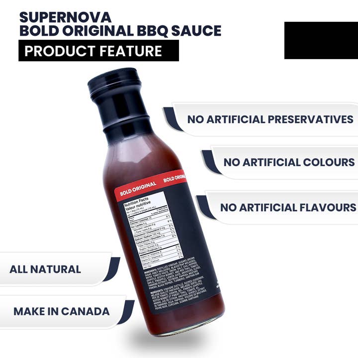 Supernova Sauces – wholesale BBQ sauce – Bold Original BBQ Sauce