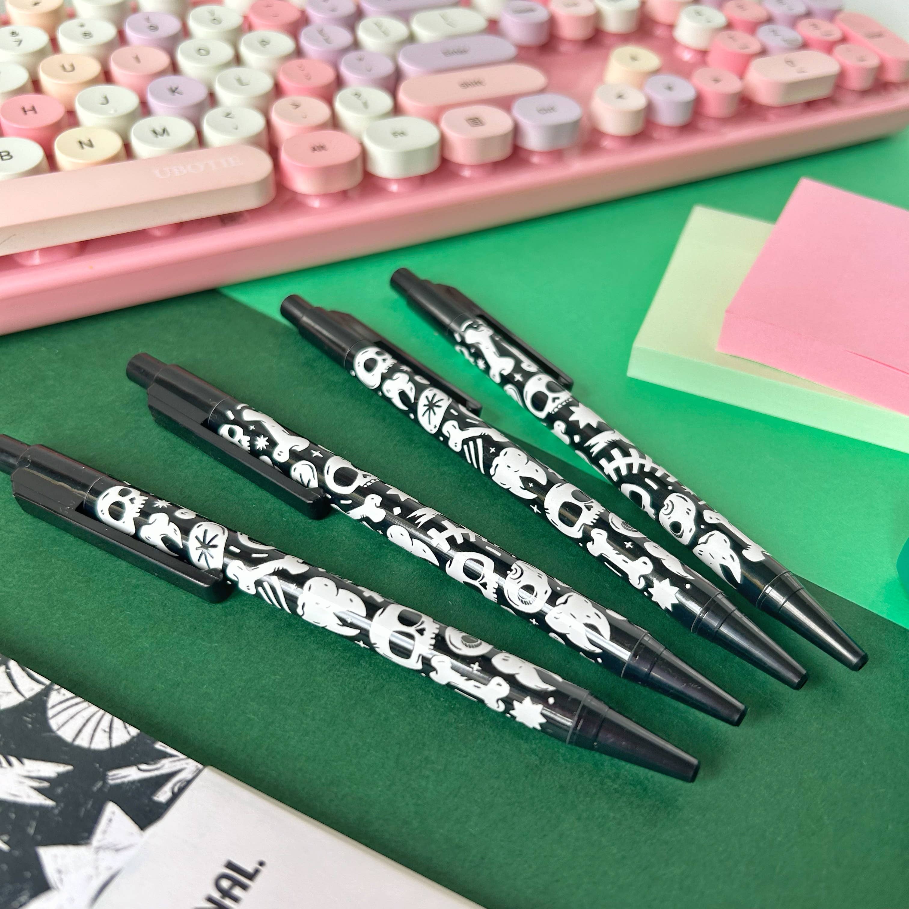 Stacey McEvoy Caunt – wholesale Pen – Skull and Bones Ballpoint Pen3