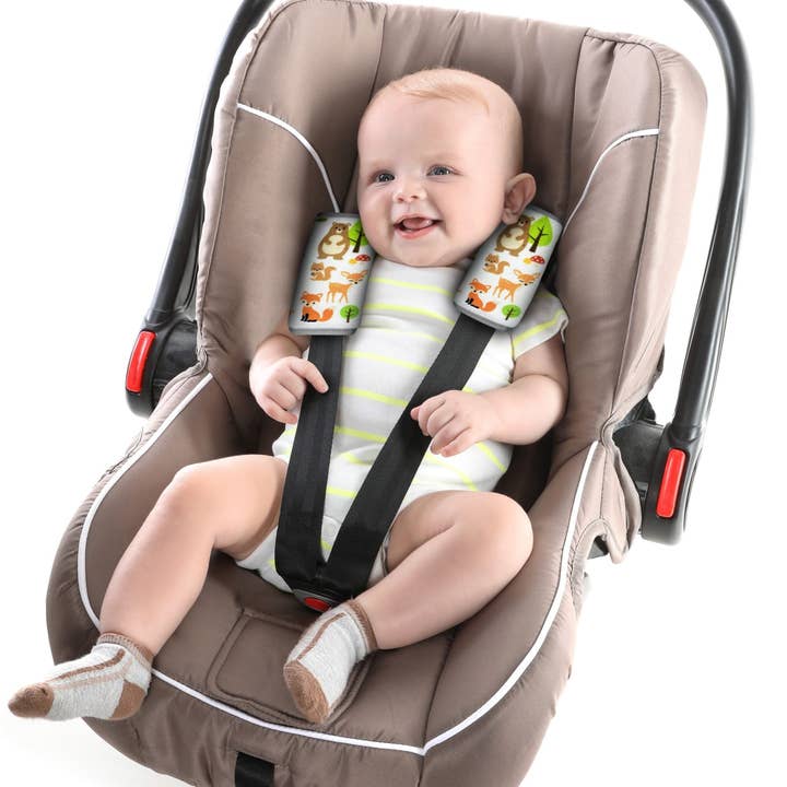 Lieber Deem Marktplatz - Wholesale Car seat cover – Kids & baby - Baby seatbelt cover forest animals4