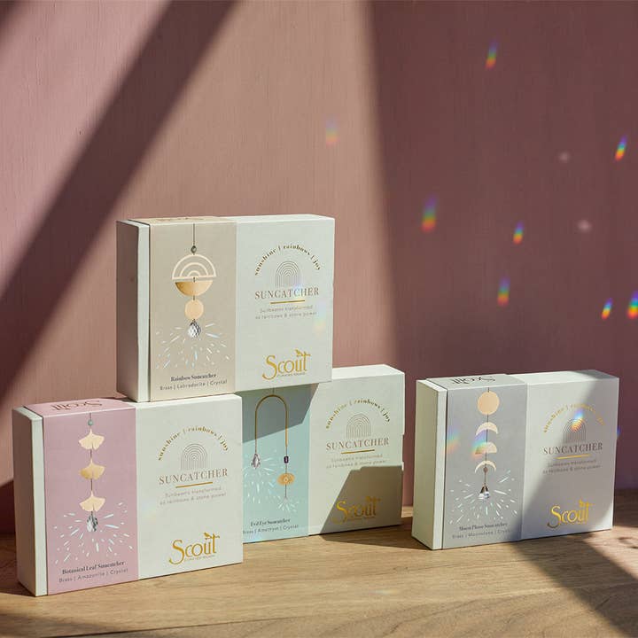Scout Curated Wears - Wholesale Suncatcher - Suncatcher- Moon Phase/Moonstone