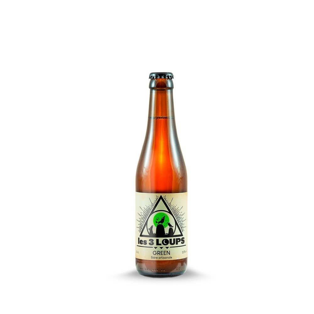 Brasserie Les 3 Loups - Wholesale Beer - 3 WOLVES Green Beer 33 cl 5.5% alc. vol.2