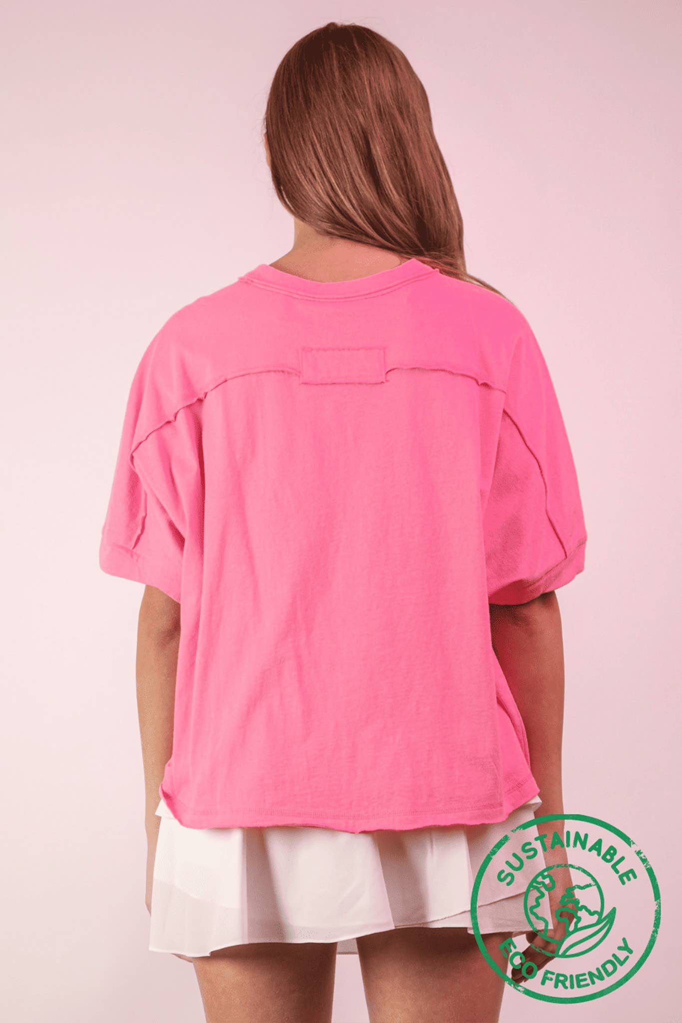 VERY J - Venta al por mayor Jersey corto de punto - Mujer - Top de punto cómodo ecológico crop oversize3