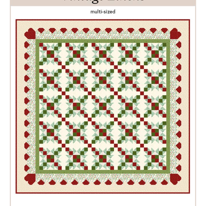 Lamb Farm Designs - Wholesale Quilt - Vintage Linens Quilt Pattern