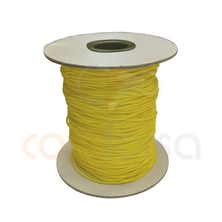 COM FORSA SL - Wholesale Craft Supplies - Braided nylon 1mm (metres) Yellow