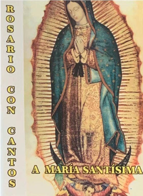 SAN JUDITAS RELIGIOUS ARTICLES - Wholesale Book - Adult - ROSARIO CON CANTOS A MARIA SANTISIMA0