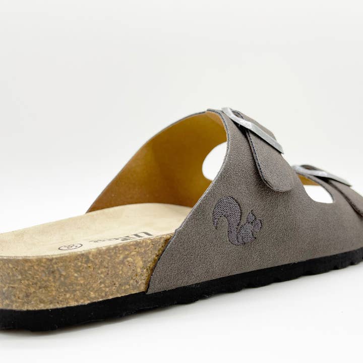 thies - Vente Sandales – unisexe - thies 1856 ® Sandale Éco Bio vegan charbon2