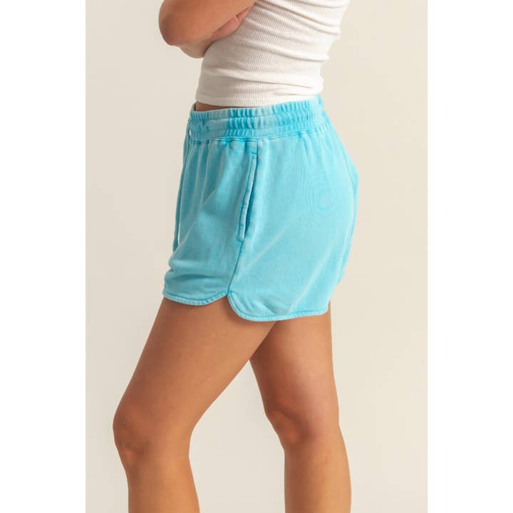 HYFVE - Wholesale Shorts - Women's - DZ25A690-Drawstring Waist Casual Dolphin Shorts
