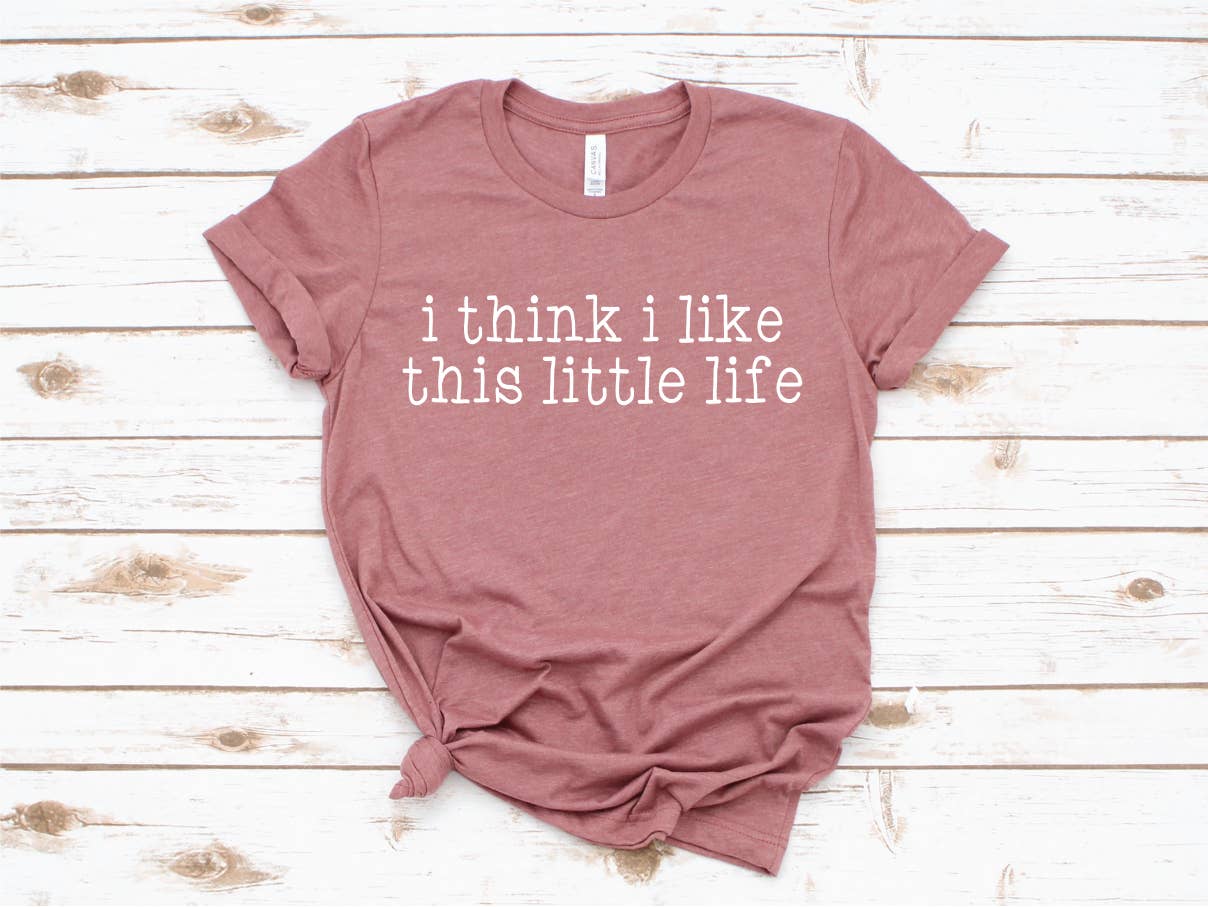 Southern Attitude Designs Inc – Engroshandel T-shirt med print - Dame – Jeg tror, jeg kan lide dette lille liv