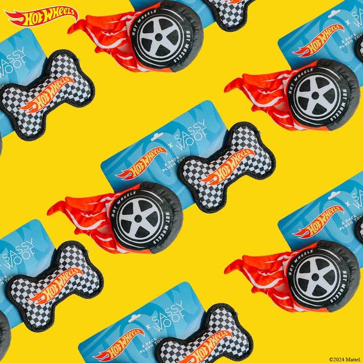 SASSY WOOF - Wholesale Pet Squeaky Toy - Dog - Dog Toy - Hot Wheels™