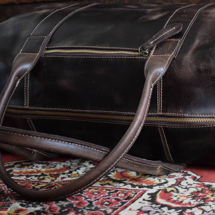 Cuirage - Wholesale Weekender Bag - Men's - MEN'S LEATHER TRAVEL BAG - THE IMPERIAL1