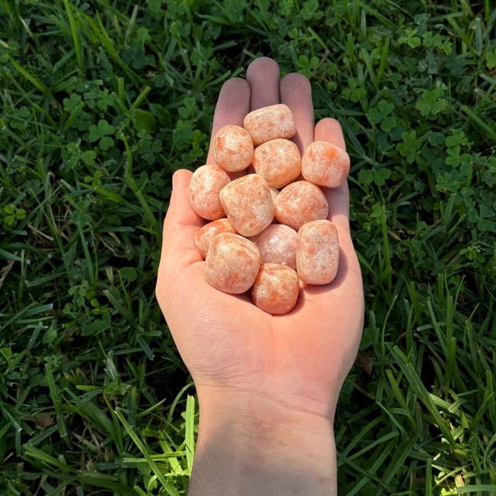 Earths Elements Wholesale - Vente Pierre et cristal de spiritualité - Cristal roulé - Sunstone, 2 livres1