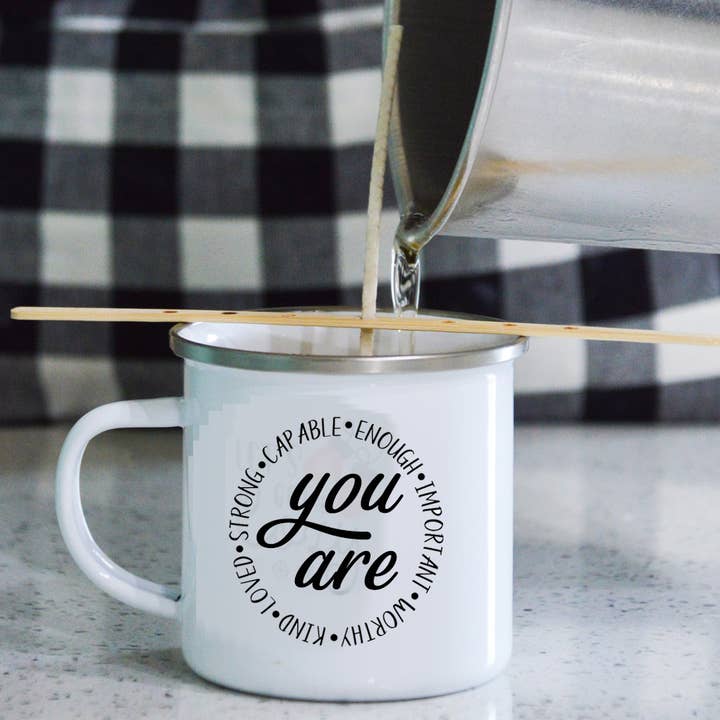 Clever Cow Candle Co - Wholesale Jar/Filled Candle - White Label/Your Logo Soy Enamel Mug Candle Custom Design2