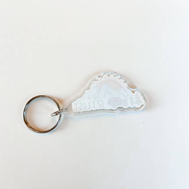 Sticker Girl - Wholesale Keychain - Unisex - Get Lost Keychain1