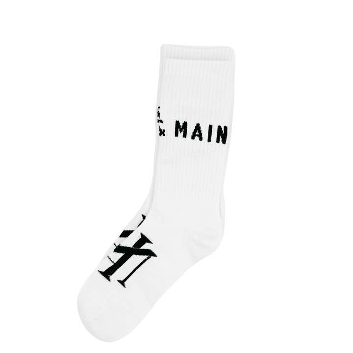 White Clean Socks (3pack) for wholesale by Hugh & Main